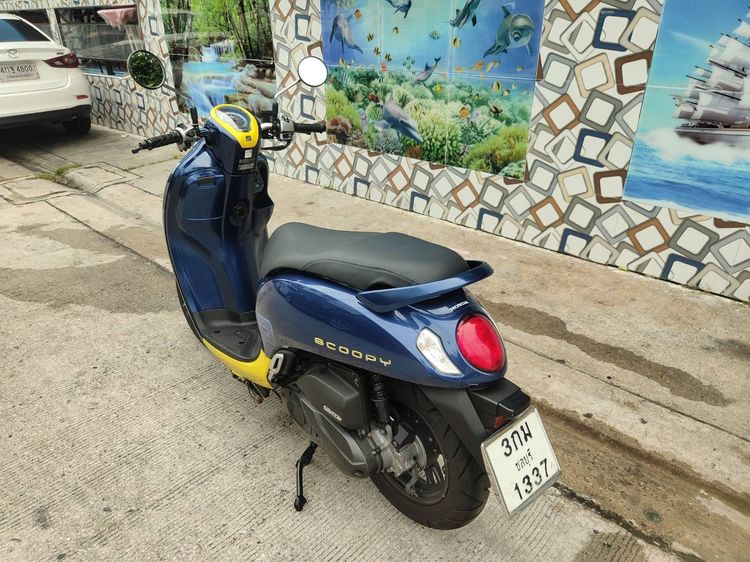 🛵ยังไงก็ขาย SCOOPY-i ปี 64 เครื่องดี สีสวย สตาร์ทมือ กุญแจรีโมท เล่มชุดโอนครบ+เปลี่ยนถ่ายน้ำมันเครื่องฟรี ส่งฟรี30 ก.ม รูปที่ 7
