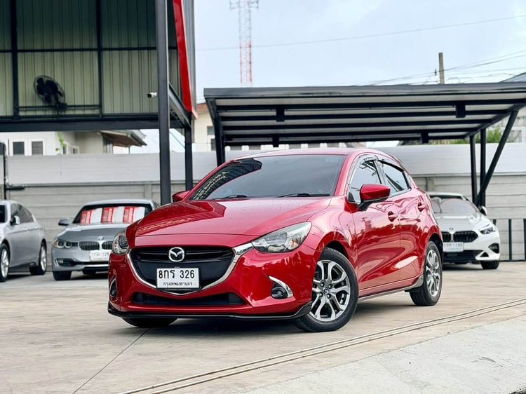 Mazda Mazda 2 2017 1.5 XD Sport High Plus L Sedan ดีเซล ไม่ติดแก๊ส เกียร์อัตโนมัติ แดง