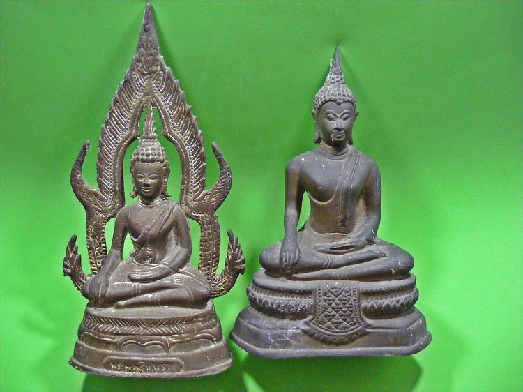 2 องค์ พระบูชา เก่า พระบ้านๆเดิมๆ