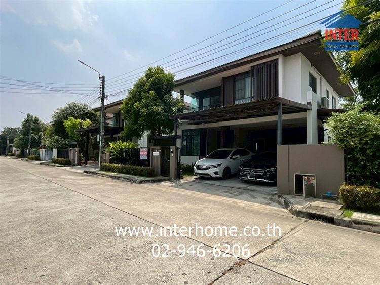 บ้านเดี่ยว 2 ชั้น 57.9 ตร.ว. หมู่บ้านมัณฑนารามอินทรา วงแหวน ใกล้แฟชั่นไอส์แลนด์ ถนนกาญจนาภิเษก-วงแหวน ถนนรามอินทรา เขตคันนายาว กรุงเทพมหานคร