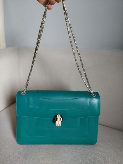 กระเป๋า Bvlgari สีเขียว