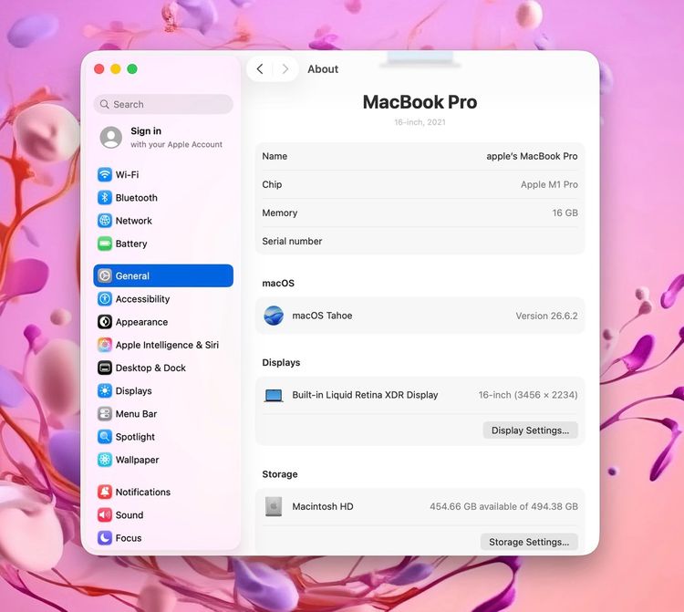 MacBook Pro 16-inch M1Pro Ram16GB SSD512GB SpaceGray รูปที่ 12