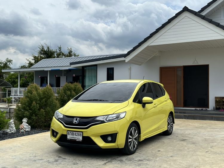 รถ Honda Jazz 1.5 SV สี เหลือง