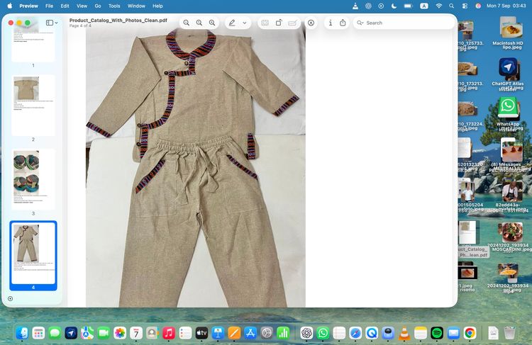 Traditional Ethnic Outfit (Shirt + Pants)