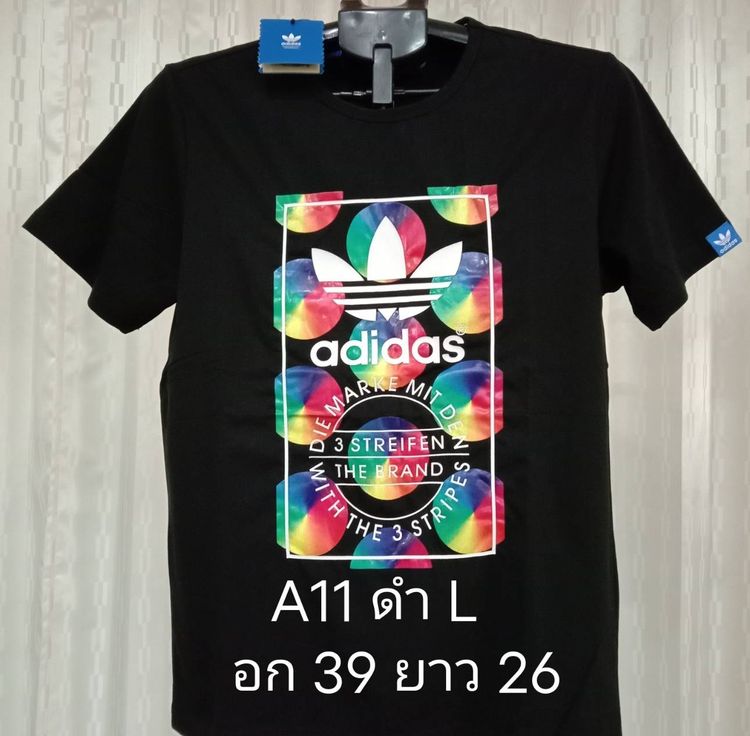  ADIDAS, GAP  ราคา 230 บาท ส่งฟรี เก็บปลายทางไม่บวกเพิ่ม เสื้อยืดมือ 1 งานนำเข้า
