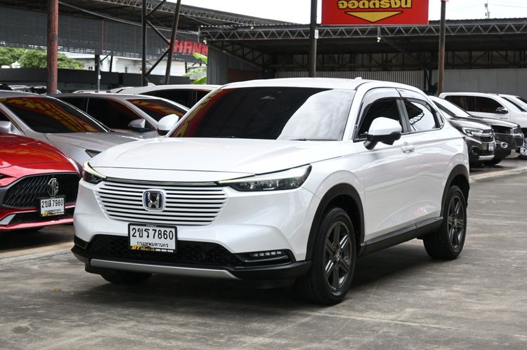 Honda HR-V 2022 1.5 EL e:HEV Utility-car ไฮบริด ไม่ติดแก๊ส เกียร์อัตโนมัติ ขาว