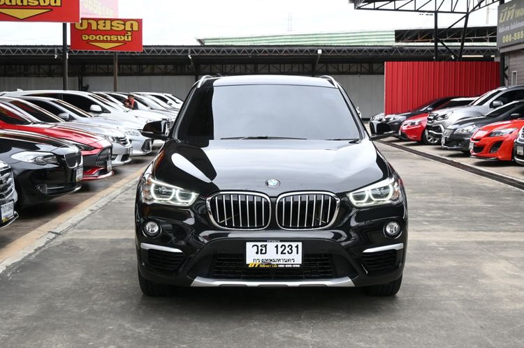 BMW X1 2017 1.5 sDrive18i xLine Utility-car เบนซิน ไม่ติดแก๊ส เกียร์อัตโนมัติ ดำ รูปที่ 2