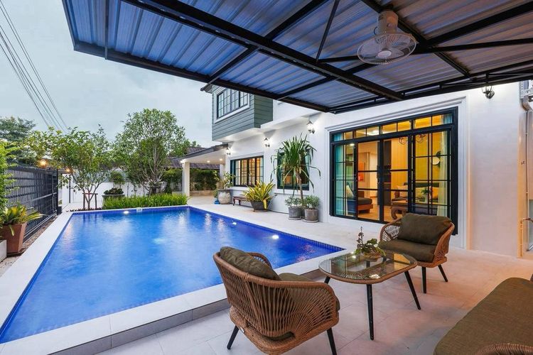 อื่นๆ ตกแต่งครบ สร้างเสร็จก่อน 2010 🏡 พูลวิลล่าโมเดิร์นให้เช่า ทำเลแม่เหียะ เชียงใหม่ รูปที่ 4