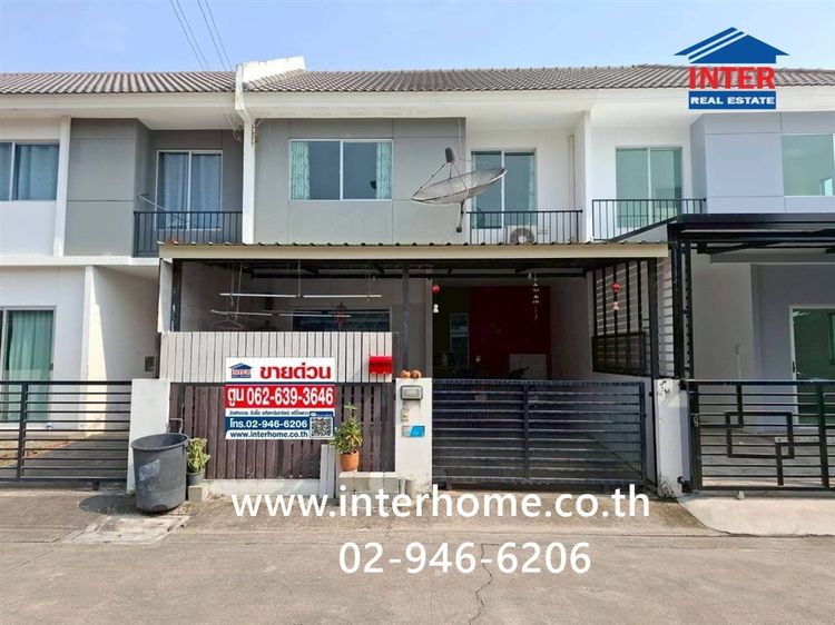 ทาวน์เฮ้าส์ 2 ชั้น 17.8 ตร.ว. หมู่บ้านพฤกษา113 กรุงเทพฯ-ปทุมธานี ใกล้วัดหนองปรง ซอยวัดหนองปรง ถนนกรุงเทพ-ปทุมธานี ถนนราชพฤกษ์ เมืองปทุมธานี  รูปที่ 4