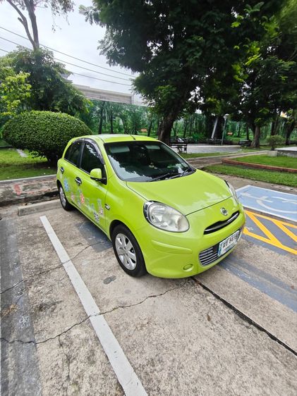 Nissan March 2012 1.2 VL Sedan เบนซิน ไม่ติดแก๊ส เกียร์อัตโนมัติ เขียว รูปที่ 2