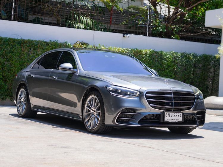 รถ Mercedes-Benz S-Class S580 สี เทา