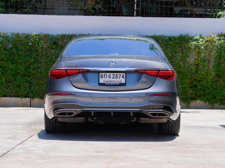 Mercedes-Benz S-Class 2022 S580 Sedan ปลั๊กอินไฮบริด (PHEV) ไม่ติดแก๊ส เกียร์อัตโนมัติ เทา รูปที่ 4