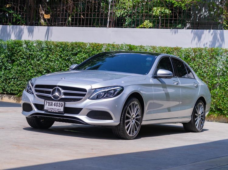 Mercedes-Benz C-Class 2016 C350 Sedan ไฮบริด ไม่ติดแก๊ส เกียร์อัตโนมัติ เทา รูปที่ 3