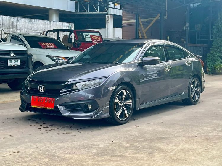 Honda Civic 2017 1.5 Turbo RS Sedan เบนซิน ไม่ติดแก๊ส เกียร์อัตโนมัติ เทา