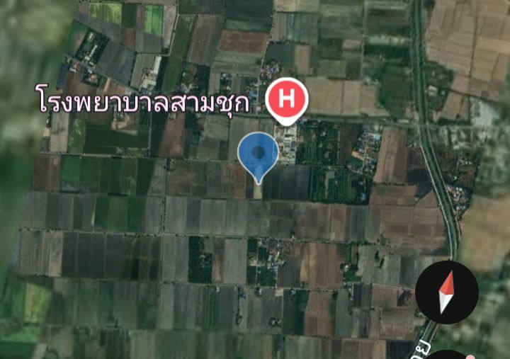 ขานที่ดินพร้อมบ้านและสวนมะม่วง40ต้นและบ่อเลี้ยงปลาอยู่ใกล้โรงพยาบาลสามชุกสุพรรณบุรีห่างจากตลาด100ปีสามชุกเพียง6ก.ม.มีถนนหมู่บ้านเข้าออกได้2ทางมีรั้วน้ำไฟพร้อมโทร0814018632