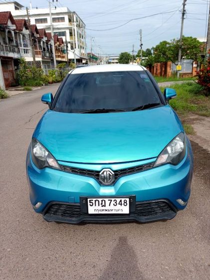 รถ MG MG3 1.5 D สี ฟ้า
