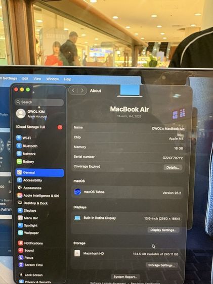 Mac Air 13” M4 2025 16gb รูปที่ 6