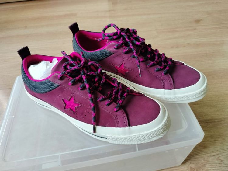 Converse One Star Ox สีเบอร์กันดี