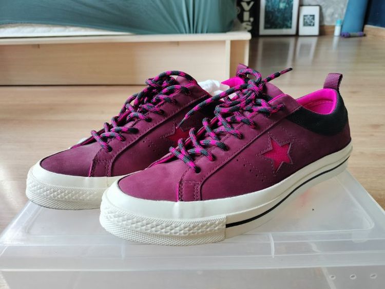 Converse One Star Ox สีเบอร์กันดี รูปที่ 5