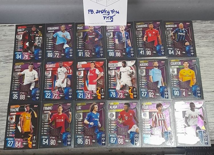 การ์ดนักฟุตบอลTopps Match Attax ประจำฤดูกาล 2019/20
