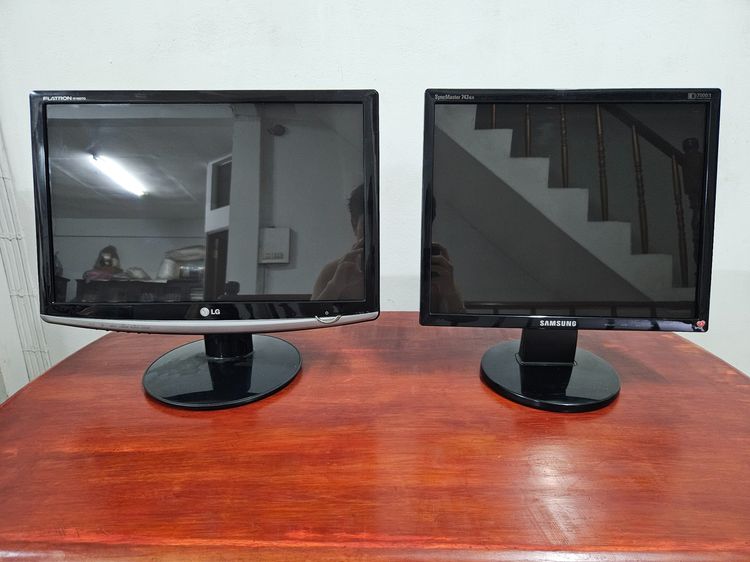 จอภาพ 🖥️ มัดรวม 2 จอคอม ซัมซุง แอลจี รุ่นซ่อมง่ายถึกทน ไฟพื้นหลังสว่างจ้า ลอกจอรอติดฟิล์มพร้อมใช้งาน ✨
