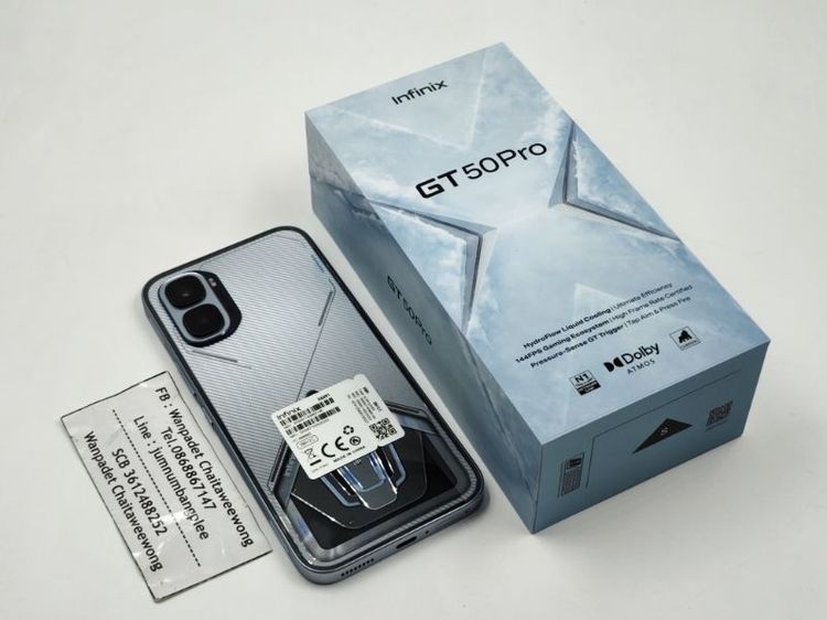 Infinix GT 50 Pro (12+256GB) Silver Glacier (5G) ประกันศูนย์ 18 ส.ค. 2027 รูปที่ 16