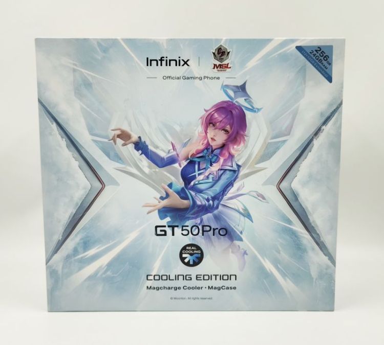 Infinix GT 50 Pro (12+256GB) Silver Glacier (5G) ประกันศูนย์ 18 ส.ค. 2027