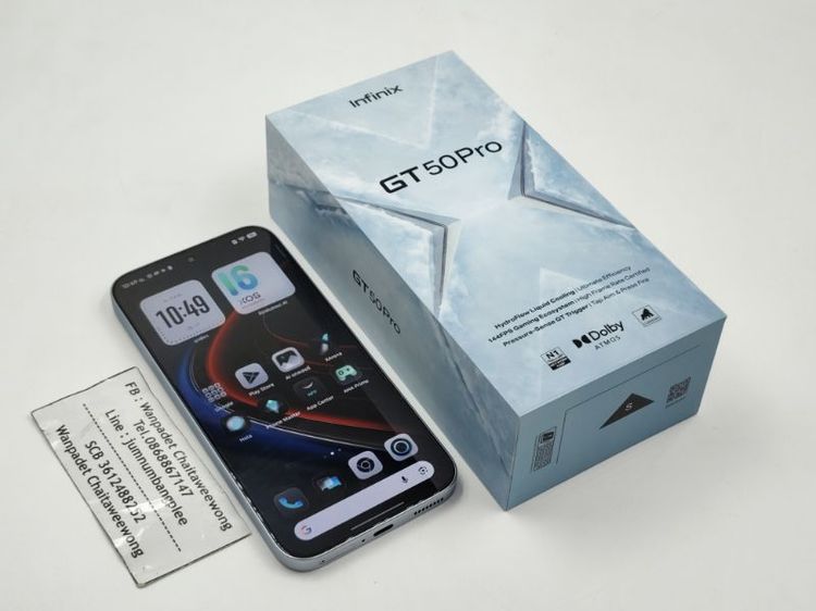 Infinix GT 50 Pro (12+256GB) Silver Glacier (5G) ประกันศูนย์ 18 ส.ค. 2027 รูปที่ 17