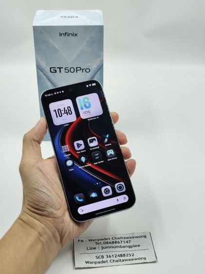 Infinix GT 50 Pro (12+256GB) Silver Glacier (5G) ประกันศูนย์ 18 ส.ค. 2027 รูปที่ 12