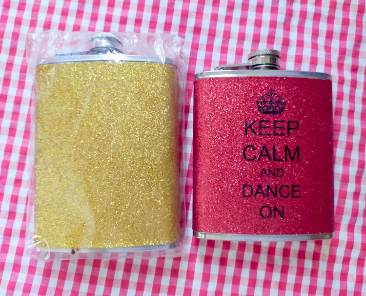 ขายกระติกพกพา สีเหลืองทอง (Hip Flask) สแตนเลส 7 oz มือ 1 ราคารวมส่ง รูปที่ 3