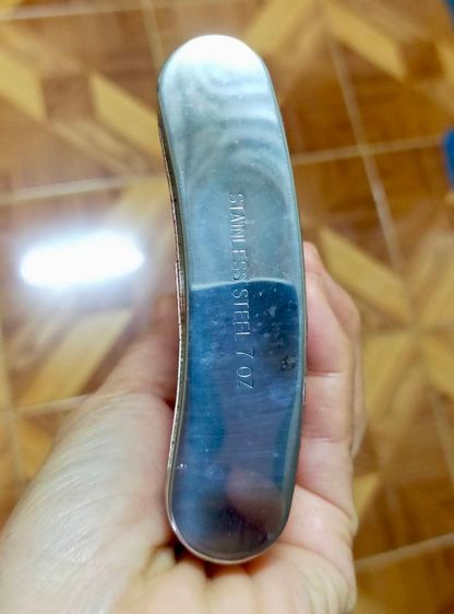 ขายกระติกพกพา สีเหลืองทอง (Hip Flask) สแตนเลส 7 oz มือ 1 ราคารวมส่ง