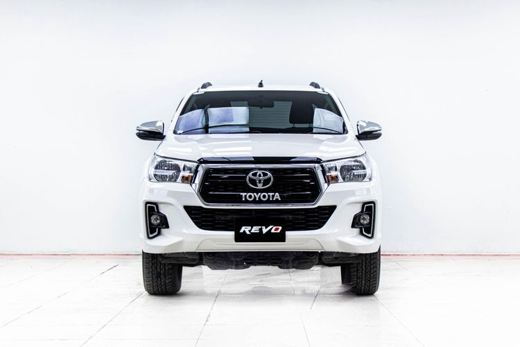 Toyota Hilux Revo 2018 2.4 J Plus Prerunner Pickup ดีเซล ไม่ติดแก๊ส เกียร์ธรรมดา ขาว รูปที่ 4
