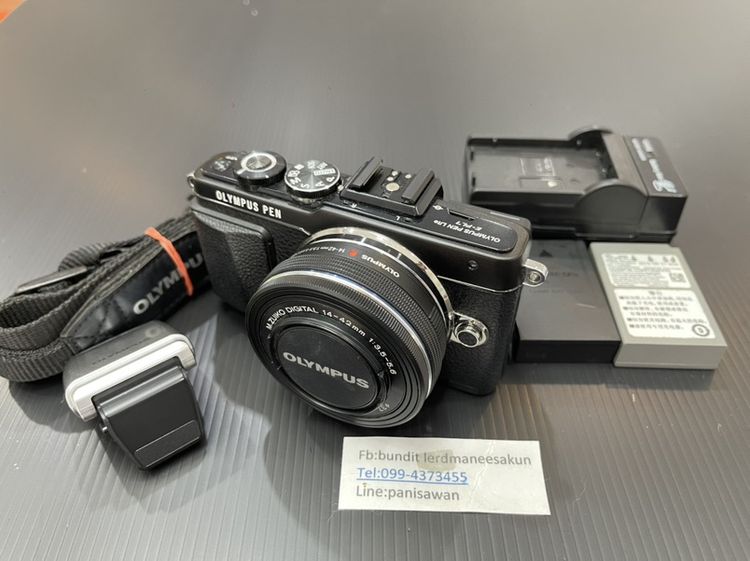 กล้องมิลเลอร์เลส Olympus epl7 เลนส์ 14-42ez ใช้งานปกติ ราคาเบาๆ