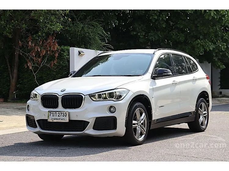 BMW X1 2018 2.0 sDrive18d M Sport Utility-car ดีเซล ไม่ติดแก๊ส เกียร์อัตโนมัติ ขาว