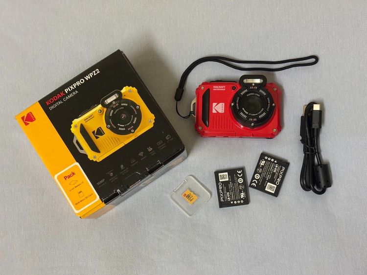 ยี่ห้ออื่นๆ กล้องคอมแพค กล้อง KODAK PIXPRO WPZ2 สีแดง 🔴 กล้องกันน้ำ มือสอง สภาพสวย ใช้งานน้อย