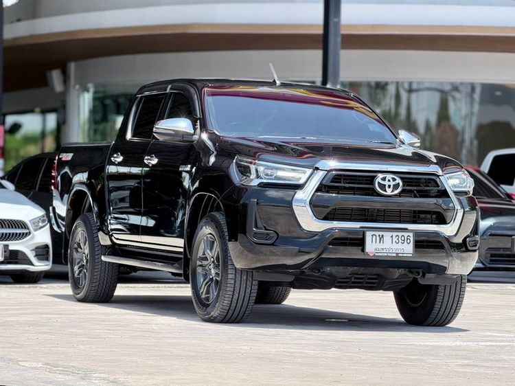 Toyota Hilux Revo 2023 Double Cab 2.4 Entry Prerunner Pickup ดีเซล ไม่ติดแก๊ส เกียร์อัตโนมัติ ดำ รูปที่ 3