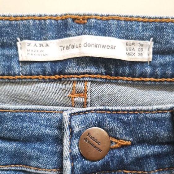กางเกง​ยีนส์​แบรนด์​ ZARA.มือ​ 2 รูปที่ 3