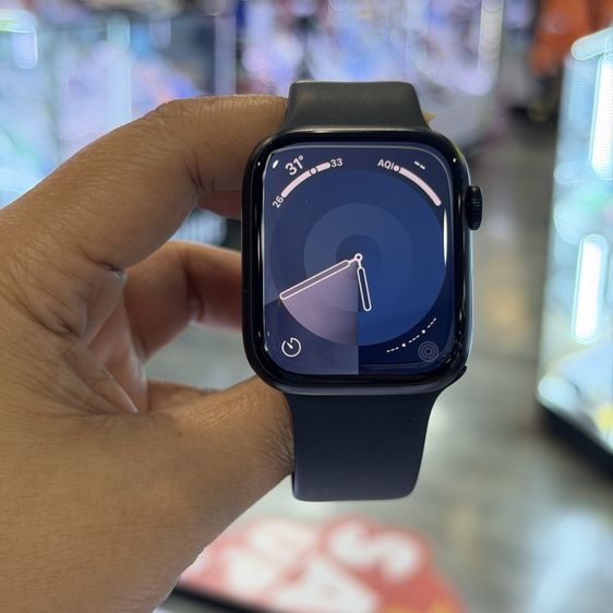 Apple Watch Series9 45mm. GPS Aluminium Midnight เครื่องศูนย์ สภาพสวยมากๆ สุขภาพแบต100% ประกันศูนย์ถึง09/11/69 🩷🩷 รูปที่ 2