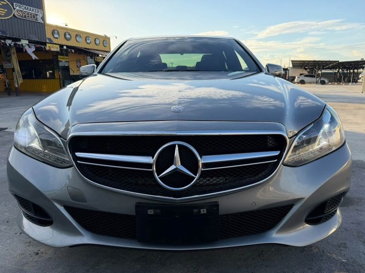 Mercedes-Benz E-Class 2014 E200 Sedan เบนซิน เกียร์อัตโนมัติ เทา รูปที่ 3