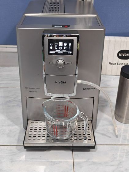ขายตามสภาพมีคลิปวิดิโอดูให้ดีแล้วค่อยทักเครื่องชงกาแฟอัตโนมัติ NIVONA CafeRomatica NICR855 Swiss Quality มือสอง ราคา5000บาท<คุณสมบัติ>มีเมนูให้เลือกใช้งานได้หลากหลาย รูปที่ 3