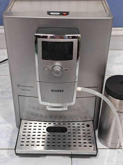 ขายตามสภาพมีคลิปวิดิโอดูให้ดีแล้วค่อยทักเครื่องชงกาแฟอัตโนมัติ NIVONA CafeRomatica NICR855 Swiss Quality มือสอง ราคา5000บาท<คุณสมบัติ>มีเมนูให้เลือกใช้งานได้หลากหลาย รูปที่ 2