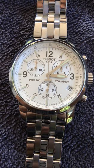 ขาว ⌚ TISSOT PRC 200 Chronograph