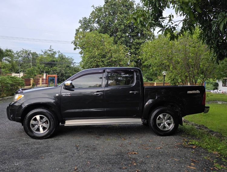 Toyota Hilux Vigo 2008 3.0 E Prerunner Pickup ดีเซล ไม่ติดแก๊ส เกียร์ธรรมดา ดำ รูปที่ 3