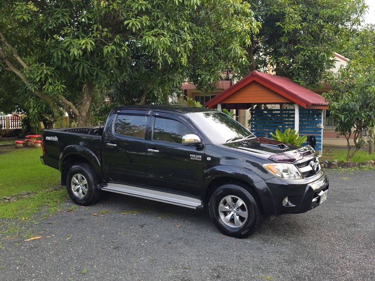Toyota Hilux Vigo 2008 3.0 E Prerunner Pickup ดีเซล ไม่ติดแก๊ส เกียร์ธรรมดา ดำ รูปที่ 2