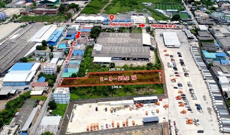 ที่ดินแบ่งขาย 50ตรว100ตรว200ตรว พระราม2กม11 บางขุนเทียน แสมดำ กรุงเทพฯ