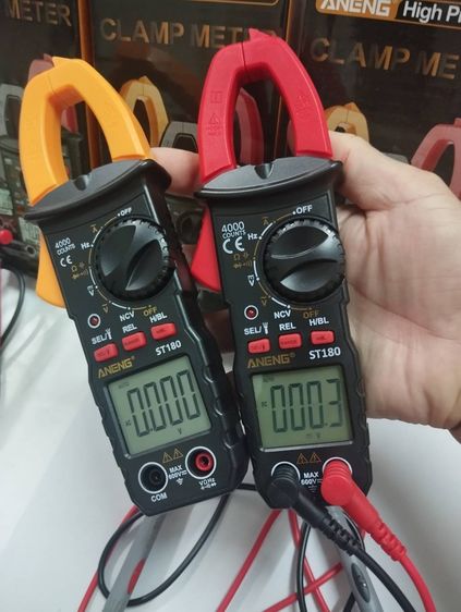 มิตเตอร์วัดคาปรซิเตอร์ได้ มิตเตอร์แคล้มก้ามปู NCVวัดแอมป์ AC เก็บปลายทาง