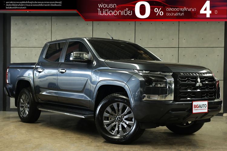 Mitsubishi Triton 2025 2.4 Plus Ultra Pickup ดีเซล ไม่ติดแก๊ส เกียร์อัตโนมัติ เทา