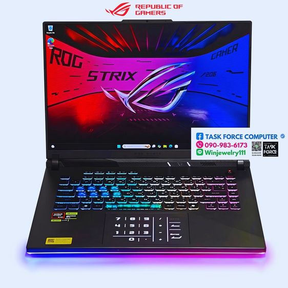 (#RTX5070) ASUS ROG STRIX G16 G614PP-RV077W - ECLIPSE GRAY