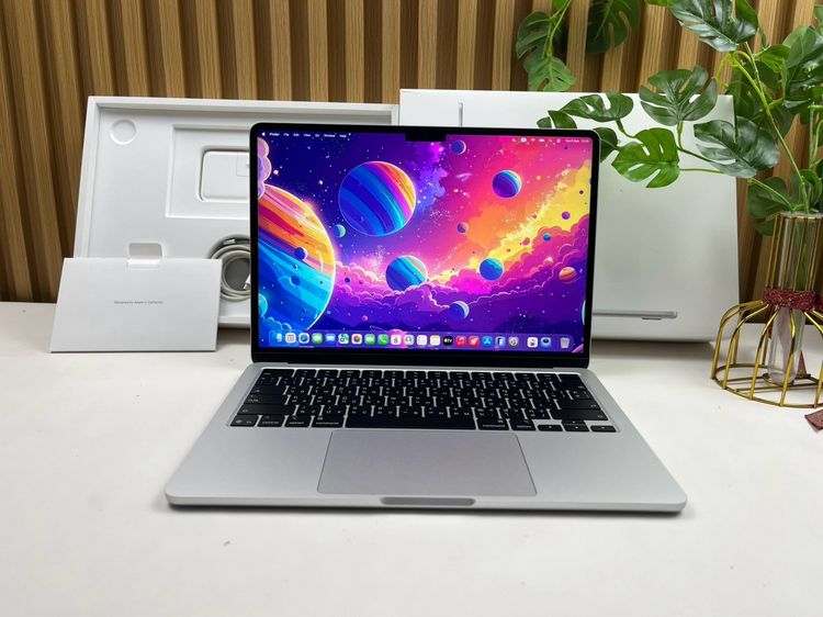 Apple แมค โอเอส 8 กิกะไบต์ อื่นๆ ไม่ใช่ MacBook Air 13-inch M4 2025 Ram16GB SSD256GB Silver  