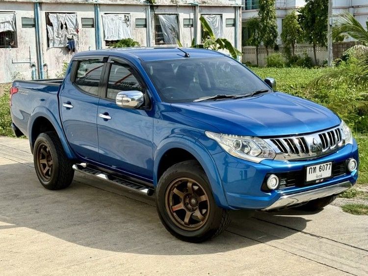 รถ Mitsubishi Triton All New Double Cab 2.4 GLS Ltd Plus สี ฟ้า